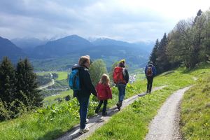Hiking in the Alps with Julia and her host family. The scenery was as amazing as the company.